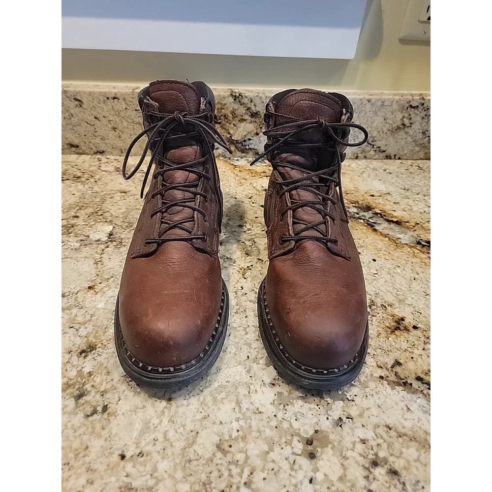 Red Wing 2226 Dyna-Force Made In USA Steel Toe Leather Work Boots Size 11.5 D